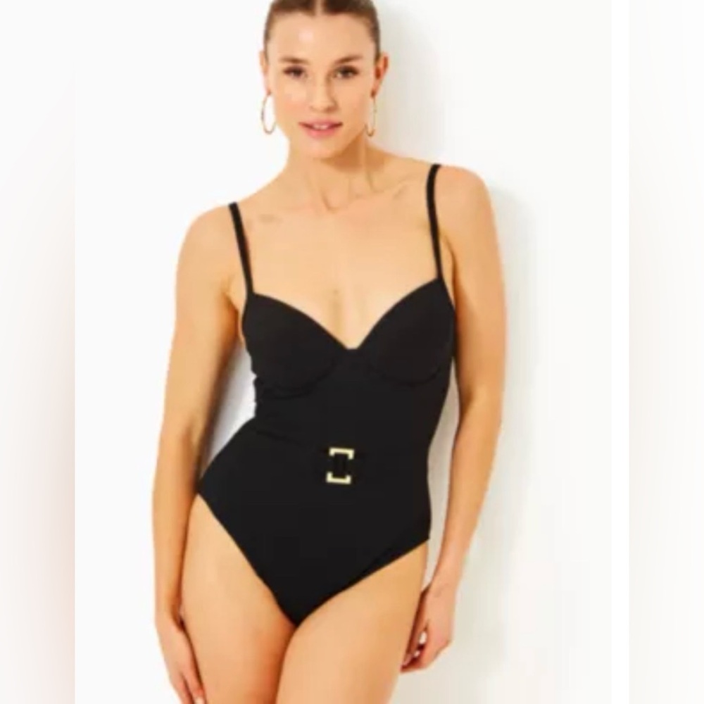 Lilly Pulitzer Black One Piece Swimsuit